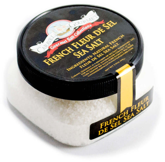 Hawaiian Black Lava Sea Salt - 4 ounce Stackable Containers, Caravel Gourmet (Case of 6)