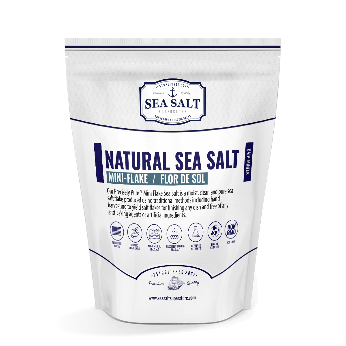 Fleur De Sel Sea Salt - All Natural Finishing Salt