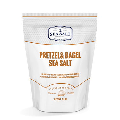 Pretzel & Bagel Sea Salt - Natural, Medium Pretzel Grain, No Additives